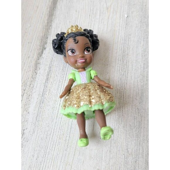 Hasbro princess frog baby toddler Tiana mini doll toy figure Disney - Picture 1 of 5